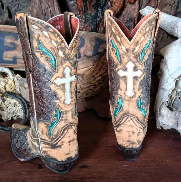 Dan Post lady "anthem" western boots 6.5M - Picture 8 of 9